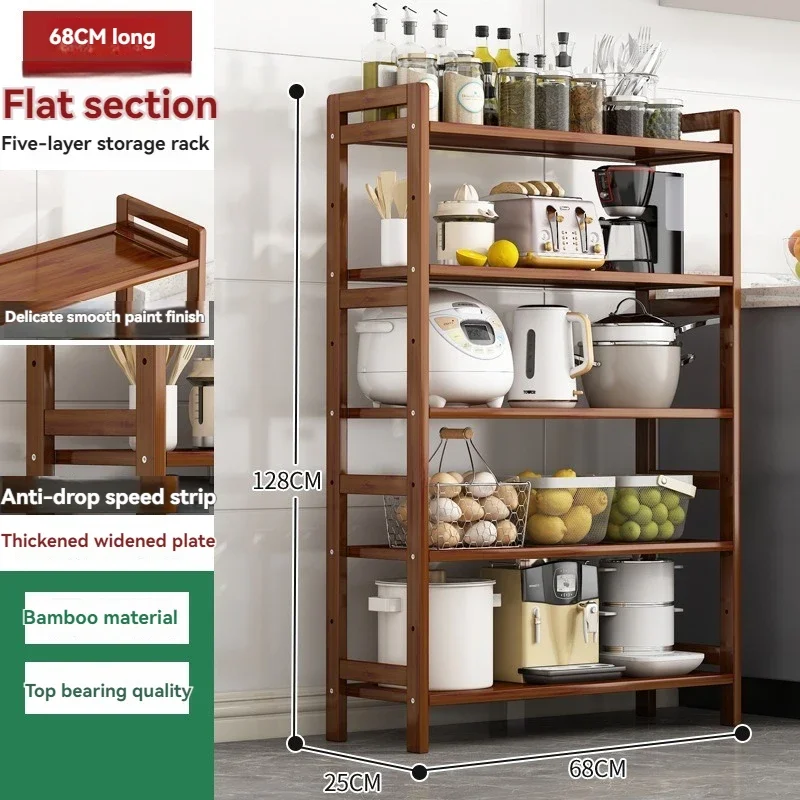 Kitchen Shelf Unit- Floor Standing Multi-Layer Storage Shelves- Extra Storage - Image 24