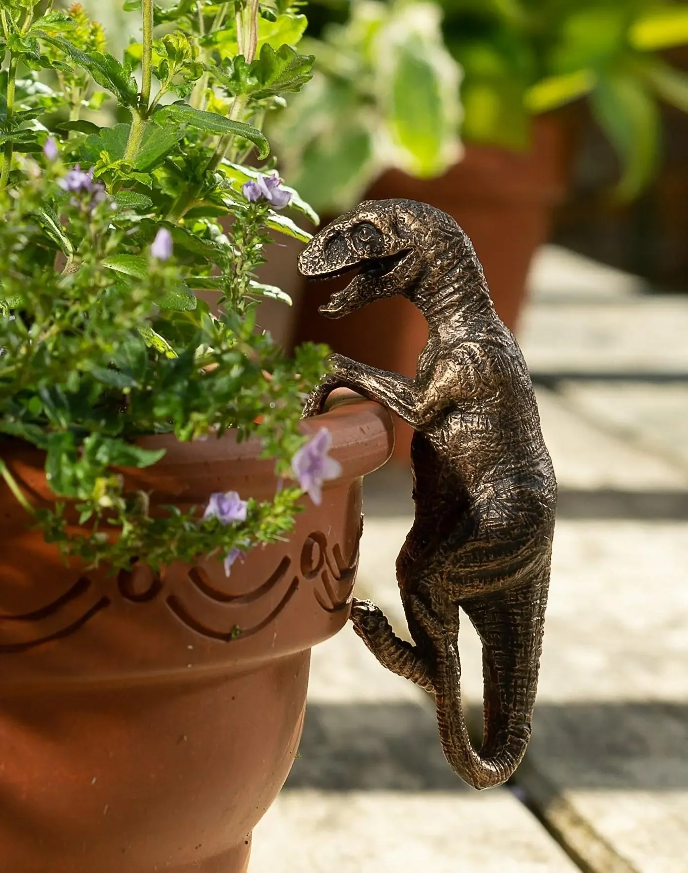 1-pc Small Dinosaur Flower Pot Hugger - Image 7