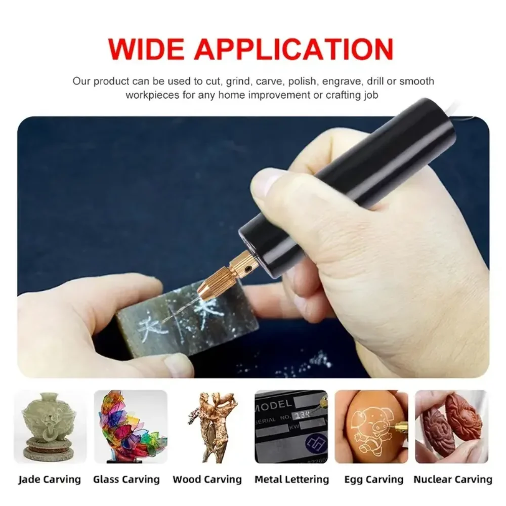 Handheld Mini Electric Drill- USB- Epoxy Resin- Jewelry Making - Image 4