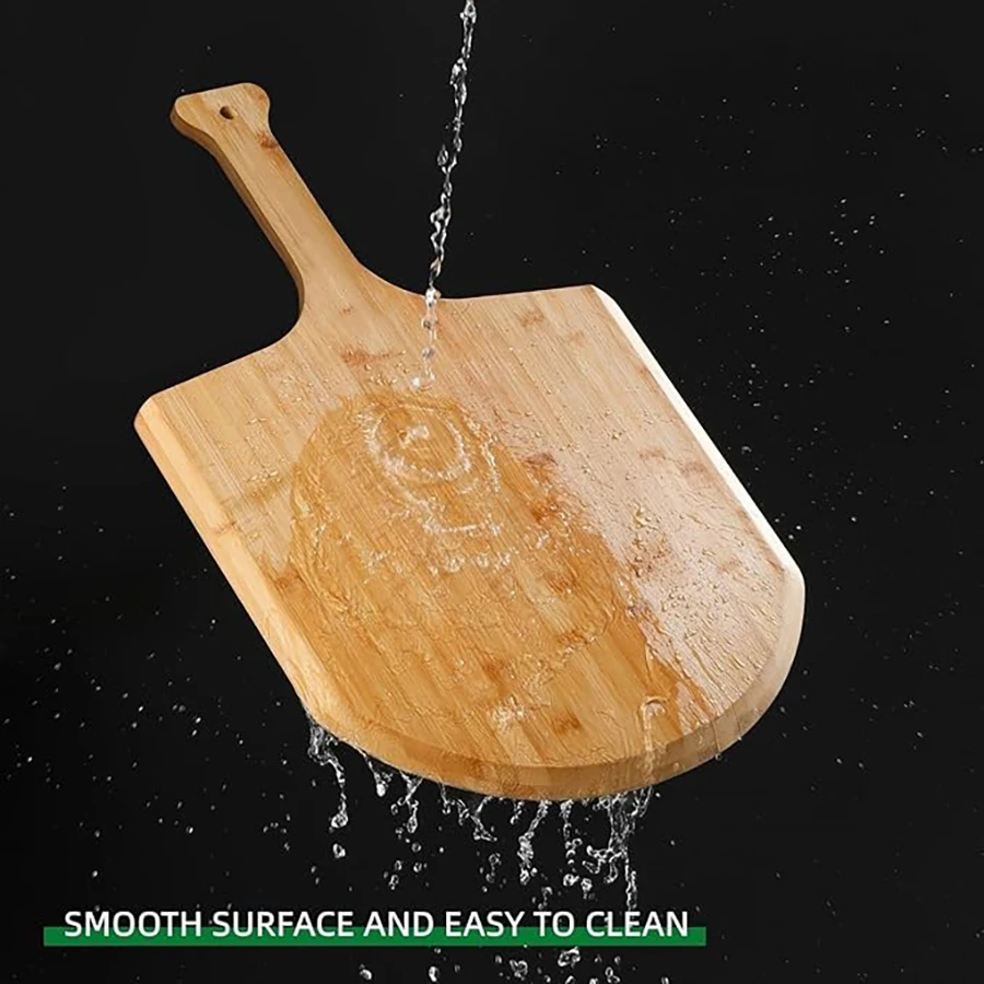 Bamboo Pizza Board- Wooden Pizza Paddle- Pizza Peel - Image 5