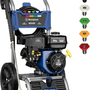 Westinghouse Gas Pressure Washer- 3400 PSI- 2.6 Max GPM- Onboard Soap Tank- Spray Gun and Wand