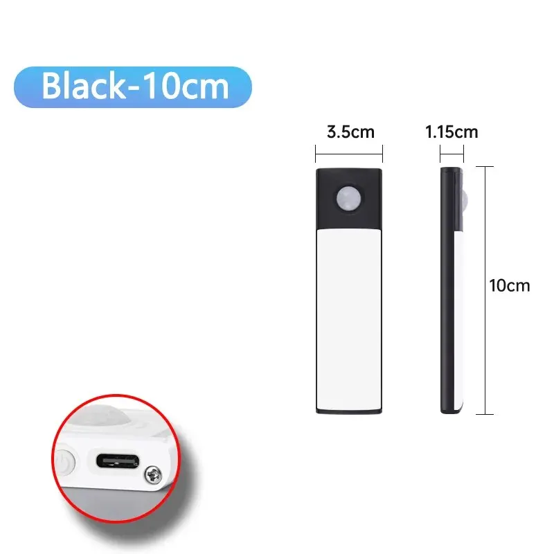 LED Cabinet Light- USB Type-C Rechargeable- Motion Sensor- LED Light for Kitchen, Wardrobe, Cabinet- 20cm/30cm/40cm/50cm/60cm - Image 15