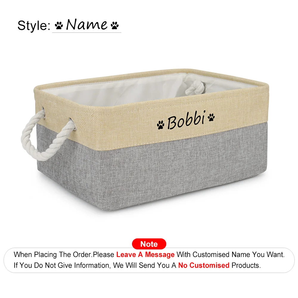 Custom Name Dog/Cat Toy Storage Box - Image 17
