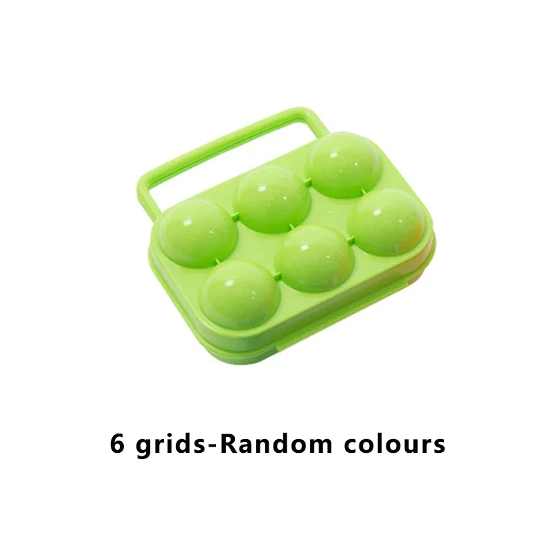 2/4/6/12 Grid Egg Storage Box- Portable Container for Outdoor Camping - Image 9