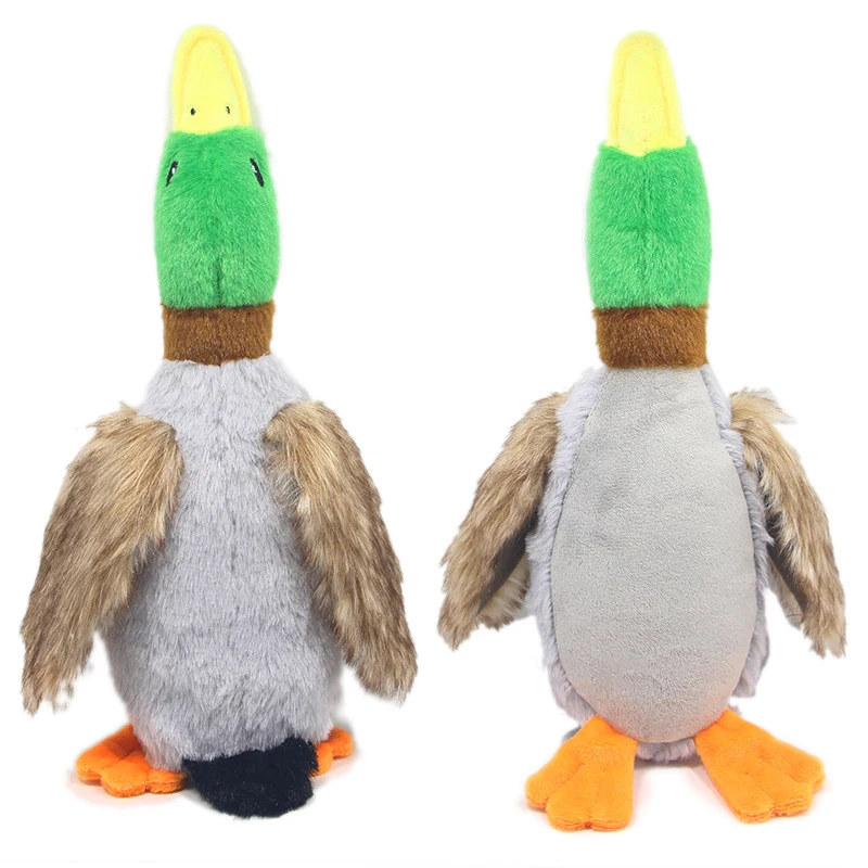 Plush Duck Sound- Stuffed Squeaky Animal- Dog Toy- Cleaning Teeth Dog Chew Rope - Image 2