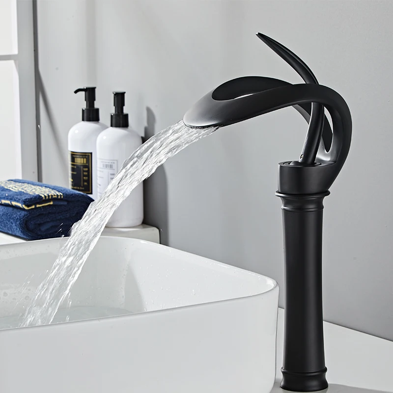 Basin Faucet Mixer Tap- Hot & Cold Waterfall Basin Faucet- Multiple Choices - Image 16