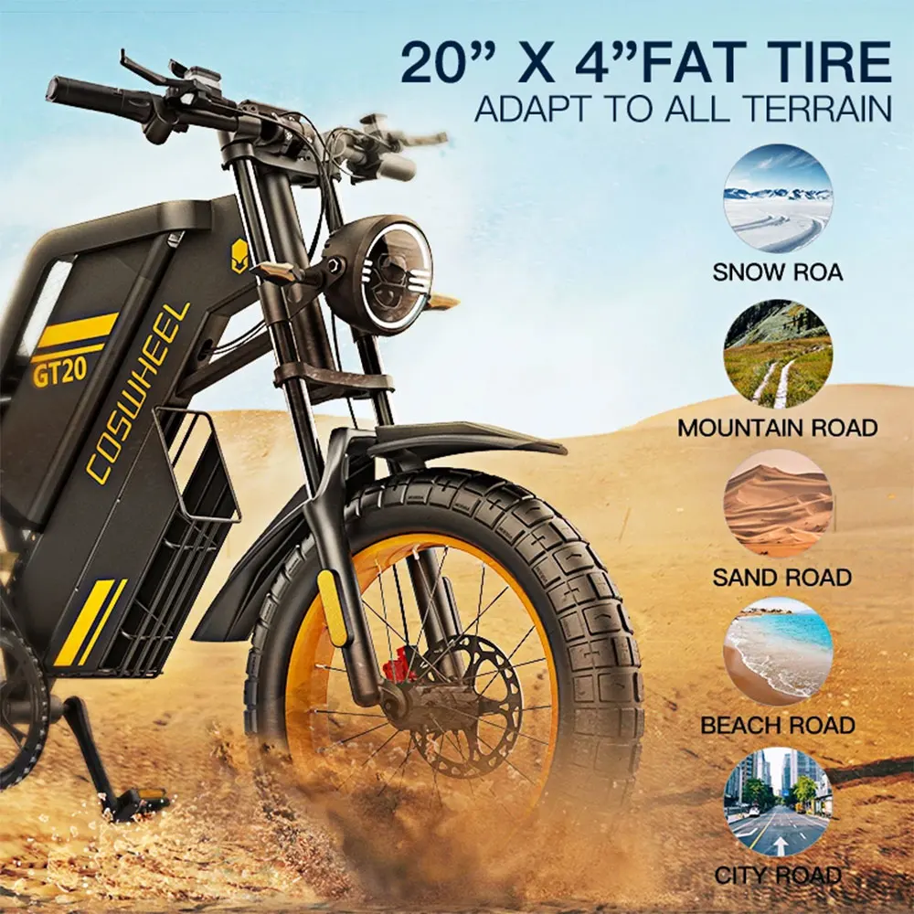 Electric Bike- Single/ Dual Motor Mountain Bike- Off Road- Fat Tires - Image 4