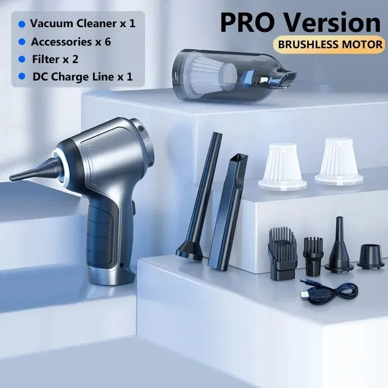 Wireless Car Vacuum Cleaner- Strong Cordless Cleaner- Handheld Auto Vacuum - Image 7