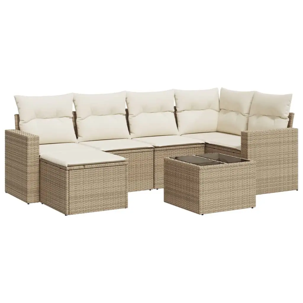 Beige Garden Sofa Set - Image 2