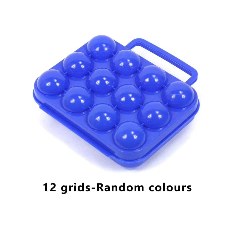 2/4/6/12 Grid Egg Storage Box- Portable Container for Outdoor Camping - Image 10