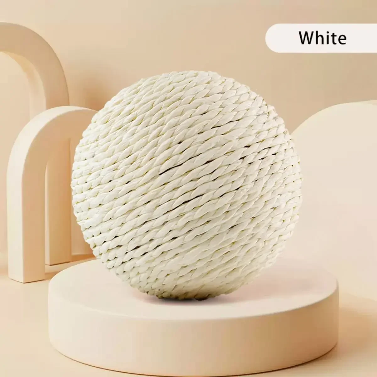 1PC, 10CM , Sisal Ball, Cat Toy - Image 7