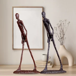 30-cm Giacometti Bronze Walking Man Sculpture