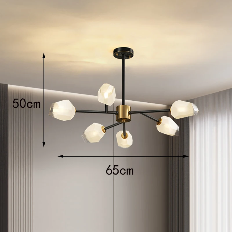 Tulip Dining room Pendant Lamp- Hanging Chandelier- Living Room - Image 7