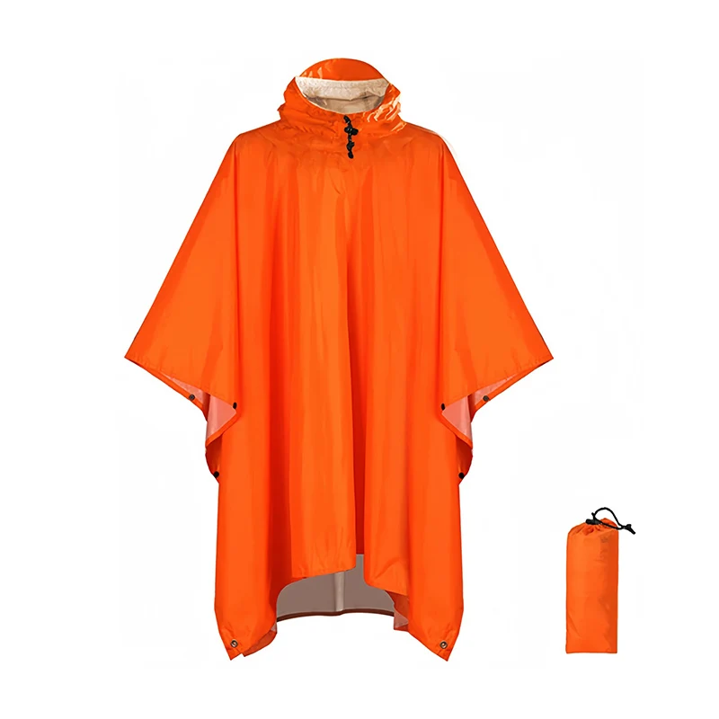 Three-in-One Hooded Raincoat- Camping- Tent- Ground Sheet- Emergencies - Image 7