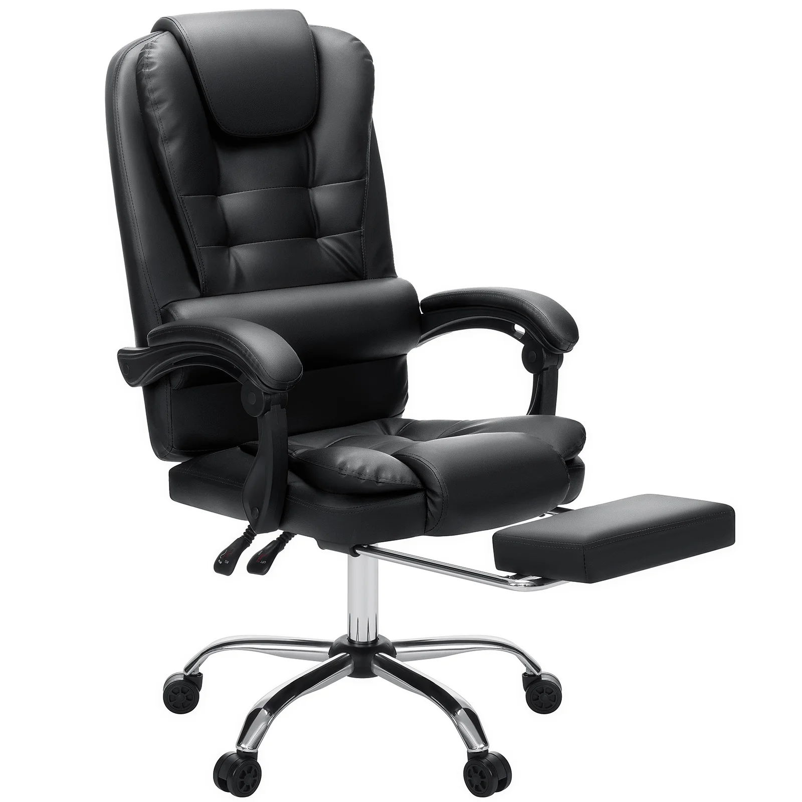 Executive Office Chair- Massage High Back Office Chair- Footrest- Reclining Computer Desk Chair- Lumbar Back Support - Image 9