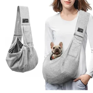 Cotton, Comfortable Pet Bag- Crossbody Shoulder Bag- Cat/ Puppy Sling Bag