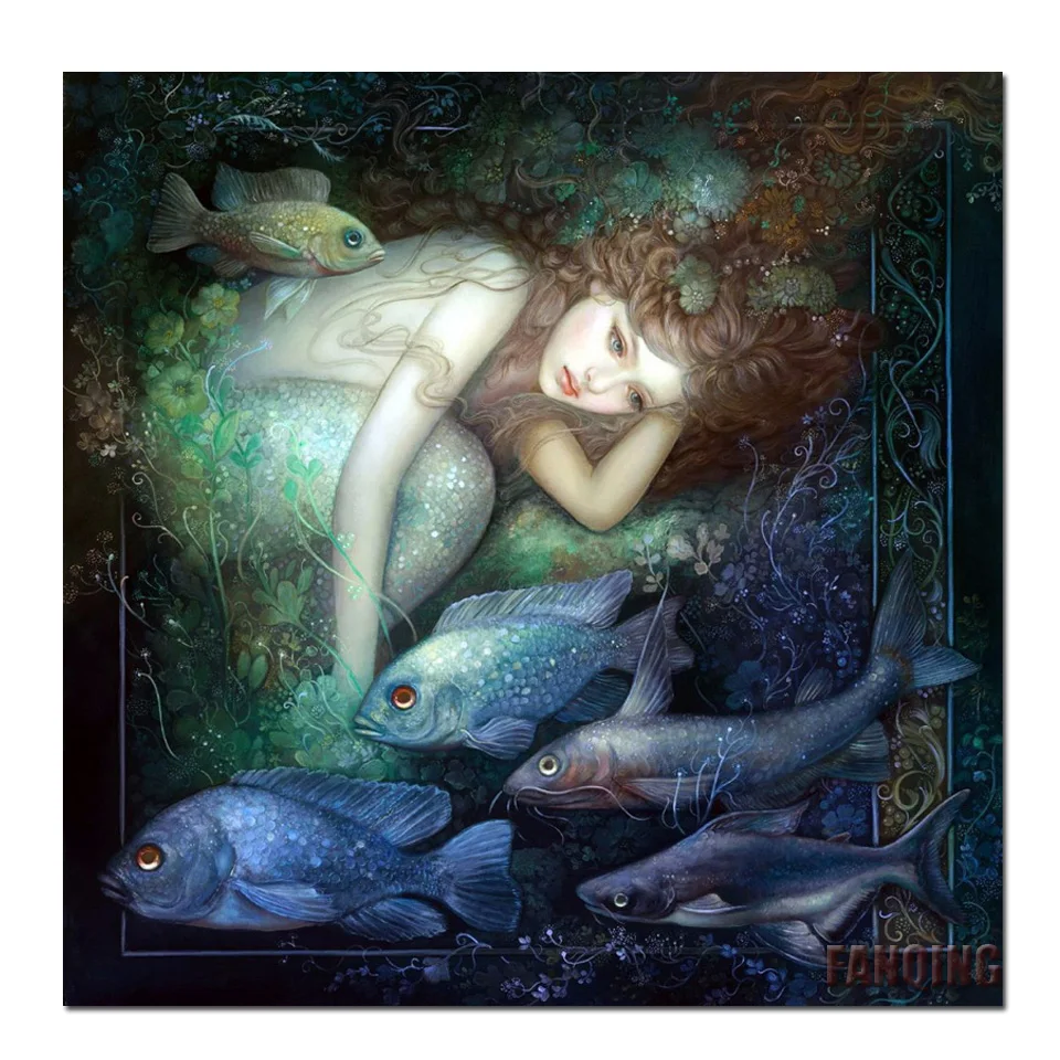 5D Diamond Painting- Mermaids- 2 Pictures- Square/Round- Many Sizes - Image 7