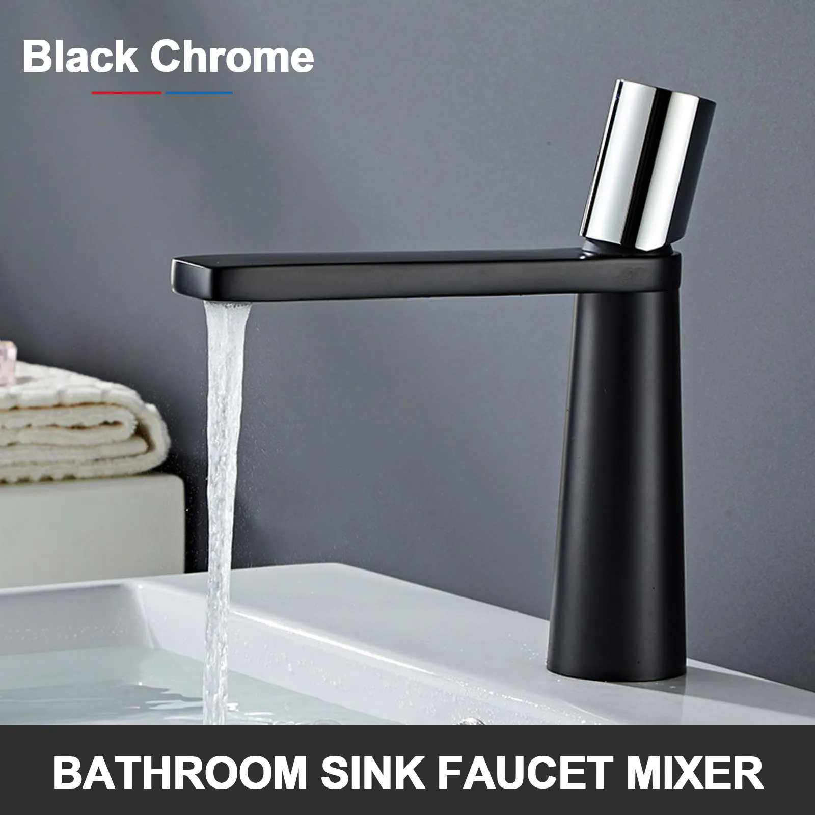 Bathroom Sink Faucet- Single Hole- Tall Vanity Basin Mixer Tap- Many Colors - Image 20