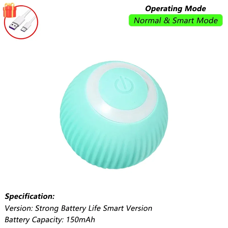 Cat/Dog Interactive Ball Toy- Automatic Rolling Ball with Tail- Rechargeable Smart Pet Interactive Toy- Intelligent Mouse for Cat - Image 21