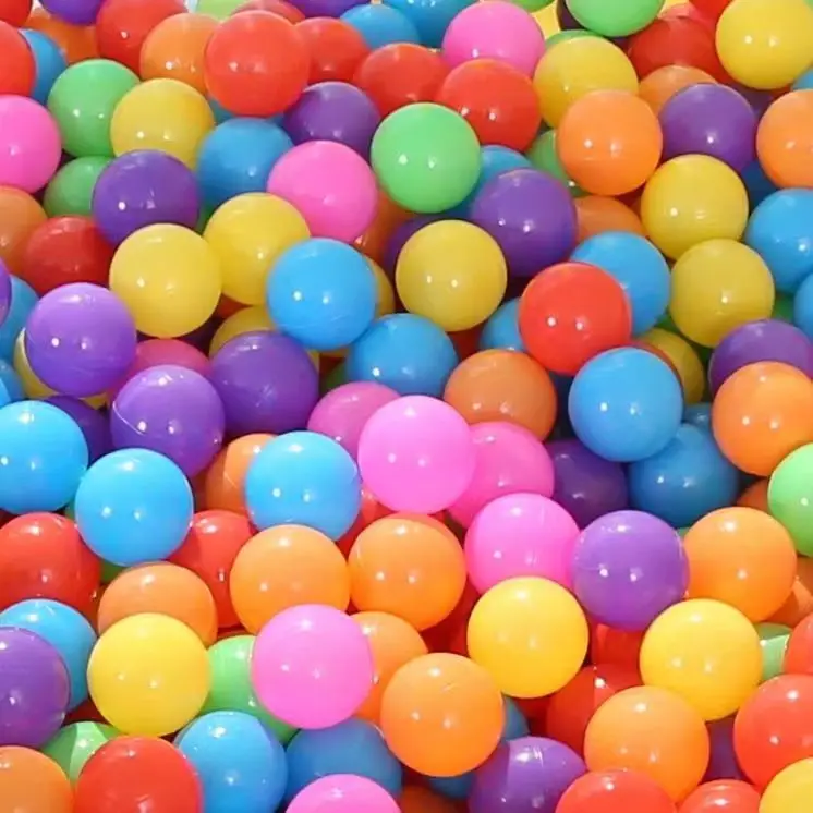 100-PCS Indoor/ Outdoor Sport Ball- Colorful, Soft, Water, Baby-Friendly Balls - Image 5