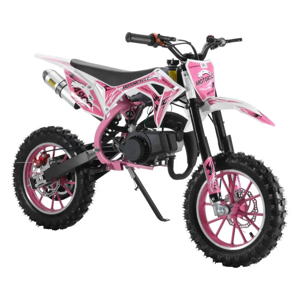49cc 2-Stroke Kids Dirt Bike- Gas Powered- Motocross- Off Road Mini Motorcycle- Childrens' Pocket Motorbike- Front/ Rear Disc Brakes - Image 9
