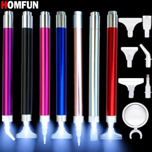 LED Lighted Diamond Painting Pen with Magnifying Glass