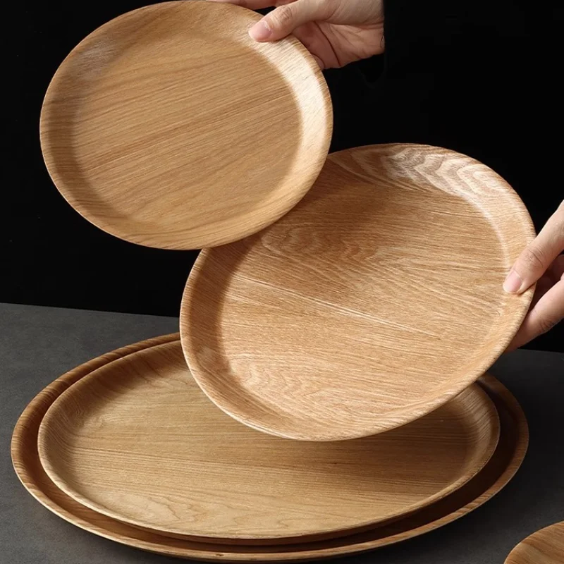 Round Wooden Plates- 5 Sizes - Image 2
