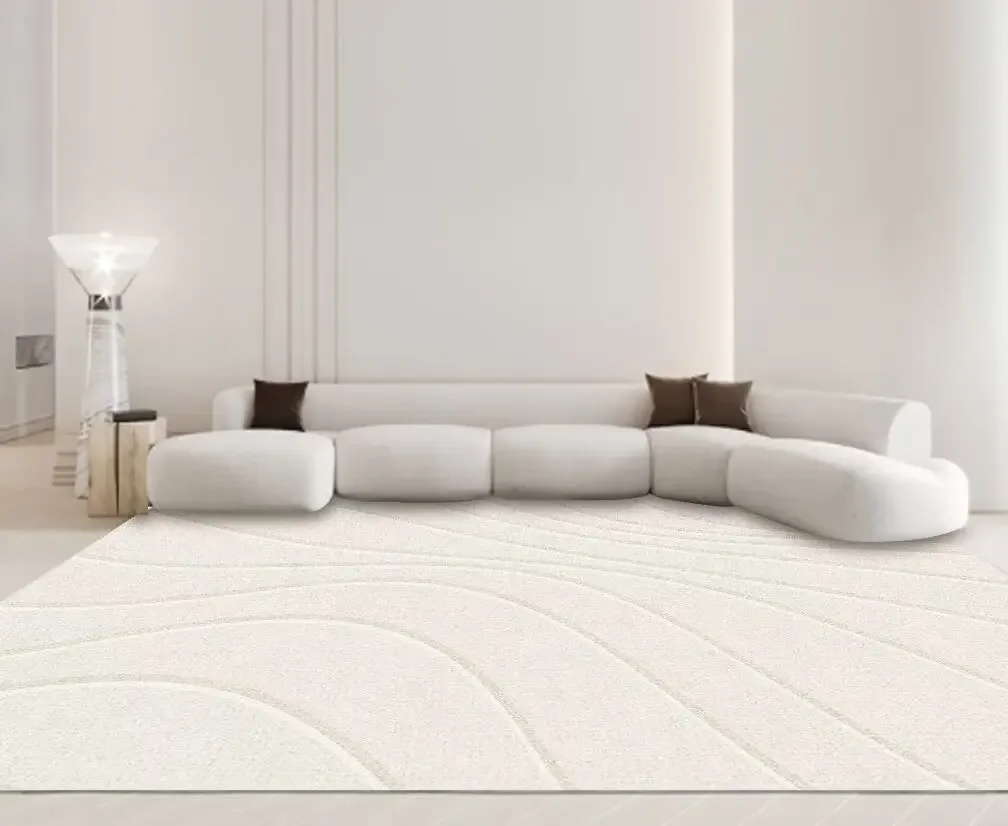 Large Living Room Carpet- Luxury Beige Bedroom Rug- Soft, Washable Rug- Many Styles and Sizes - Image 18