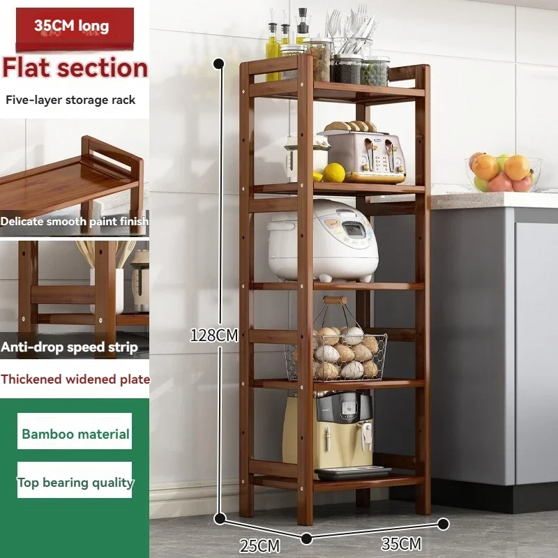 Kitchen Shelf Unit- Floor Standing Multi-Layer Storage Shelves- Extra Storage - Image 22