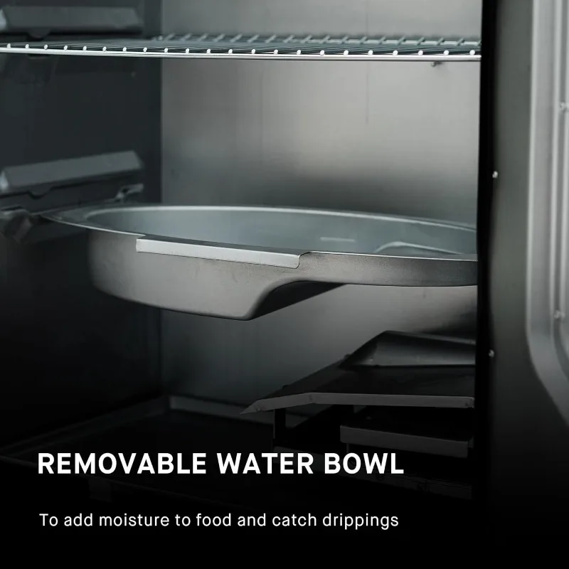 Masterbuilt® 30-inch Digital Electric Vertical BBQ Smoker- Leg Kit- Side Wood Chip Loader- 710 Square Inches of Cooking Space - Image 6