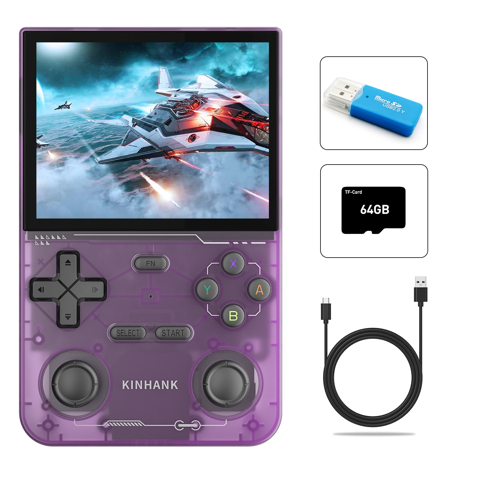 Open Source, K36 Retro, Handheld Video Game Console- 16,000 Game Emulator- 3.5 Inch IPS Screen - Image 7