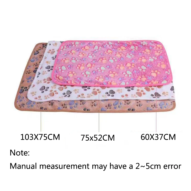 Soft Fleece Cat/ Dog Blanket Bed Mats- Warm Pet Blankets - Image 5