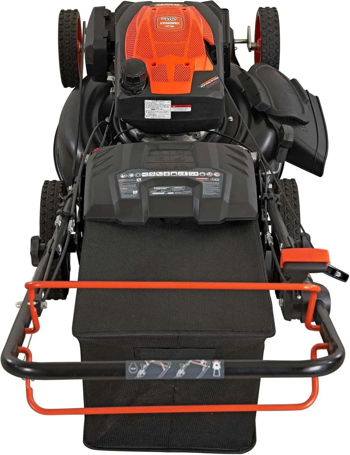 22-in. Self-Propelled Lawn Mower- 201cc- PACE 6 Speed- CVT High Wheel- RWD 3-in-1 Gas - Image 3