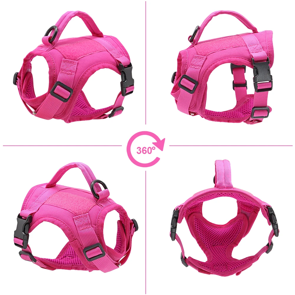Tactical Training Harness with Handle for Cats, Puppies, or Small Dogs - Image 3