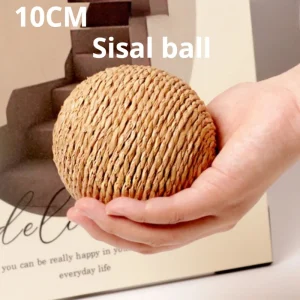 1PC, 10CM , Sisal Ball, Cat Toy