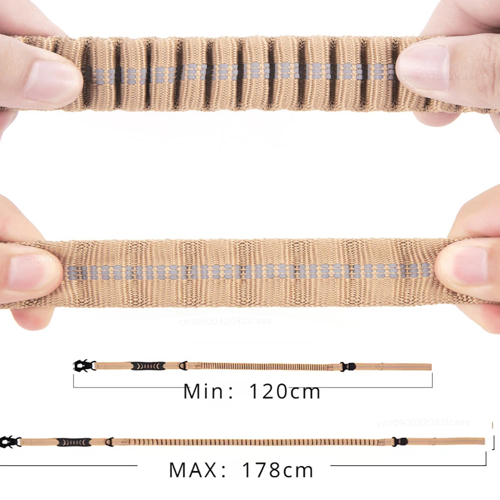 Heavy-Duty Dog Leash for Large Dogs- Shock Absorbing Bungee- 2 Padded Handles- Strong No- Pull Dog Leash - Image 5