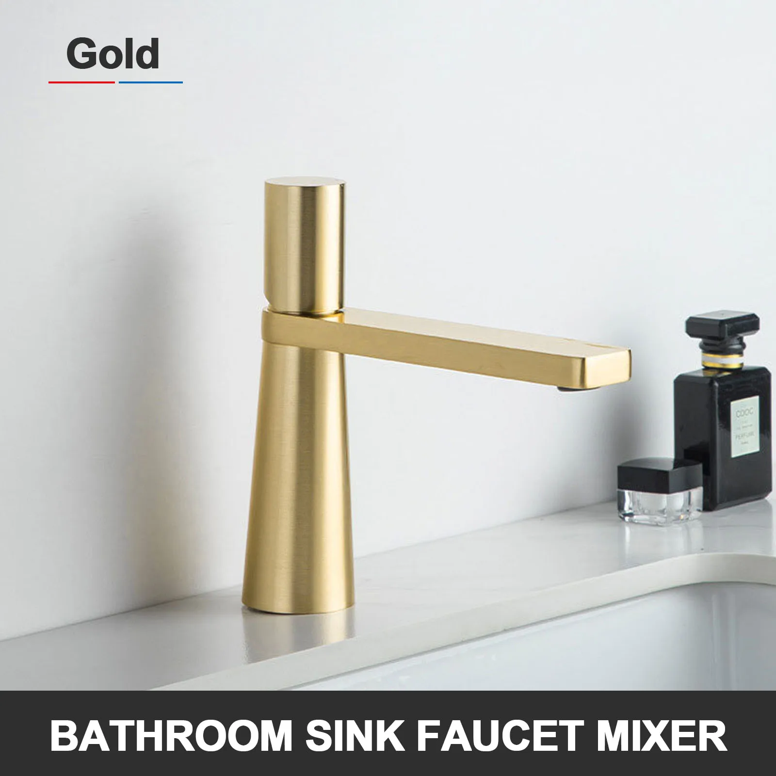 Bathroom Sink Faucet- Single Hole- Tall Vanity Basin Mixer Tap- Many Colors - Image 16