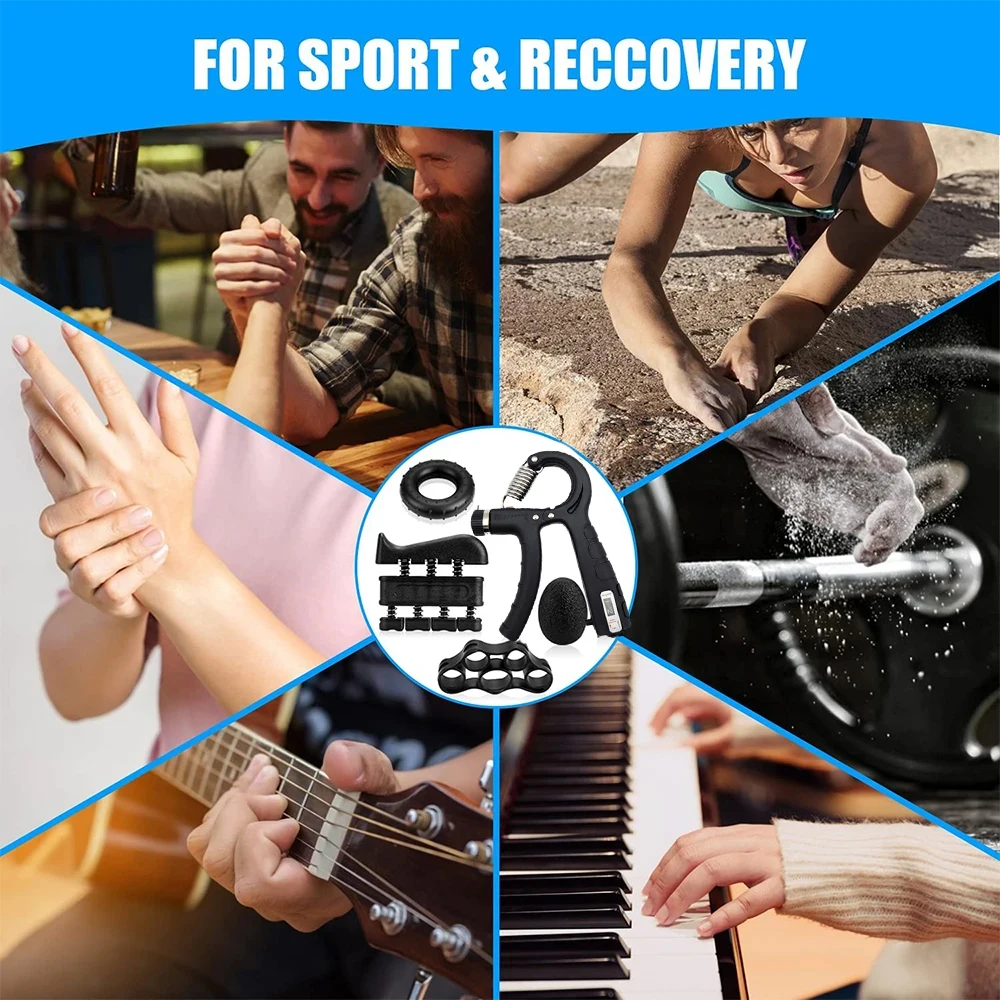 Adjustable Grip Strength Trainer- Wrist-Finger Exerciser- Hand Grip Strengthener- Muscle Building - Image 6