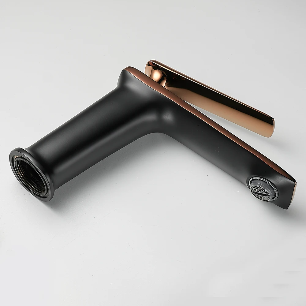 Luxury Black, Rose Gold, Wash Basin Taps- Modern Luxury Basin Faucets Hot/ Cold Water Sink Tap Mixer- Many Color Choices - Image 5