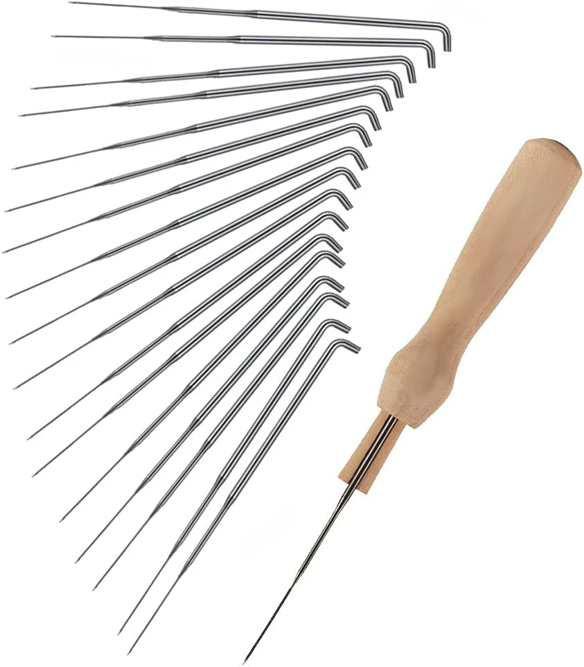 Wooden Wool Felting Needle Holder- Needles - Image 6