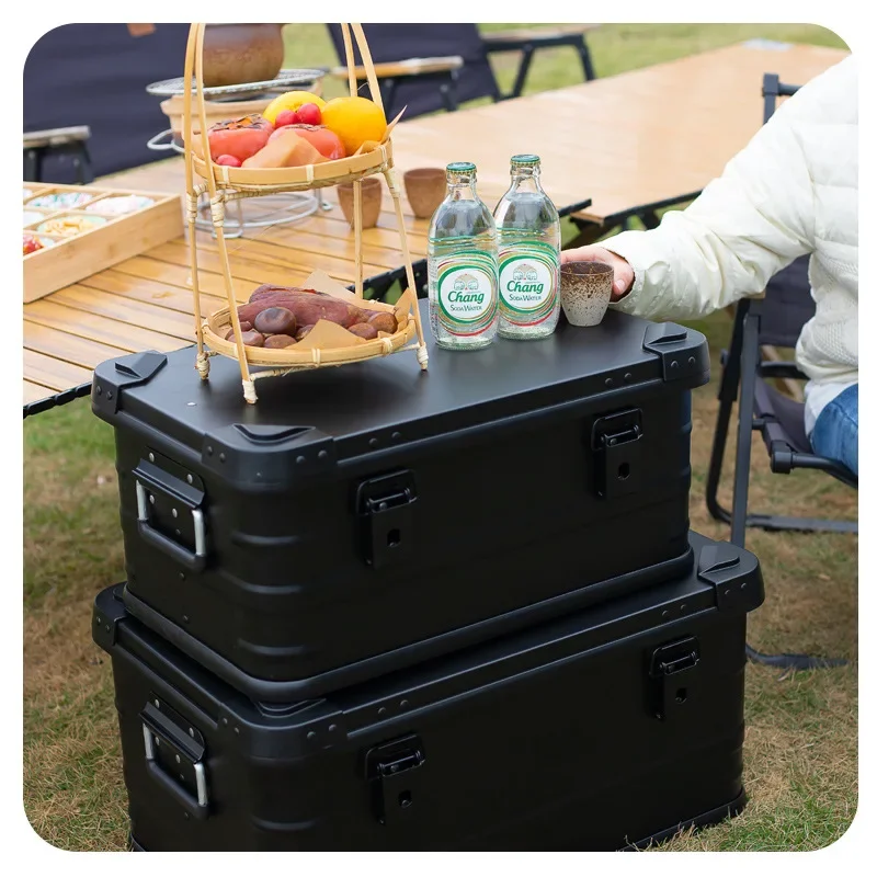 30L- 50L- 80L Aluminum Alloy Camping Storage Box - Image 2