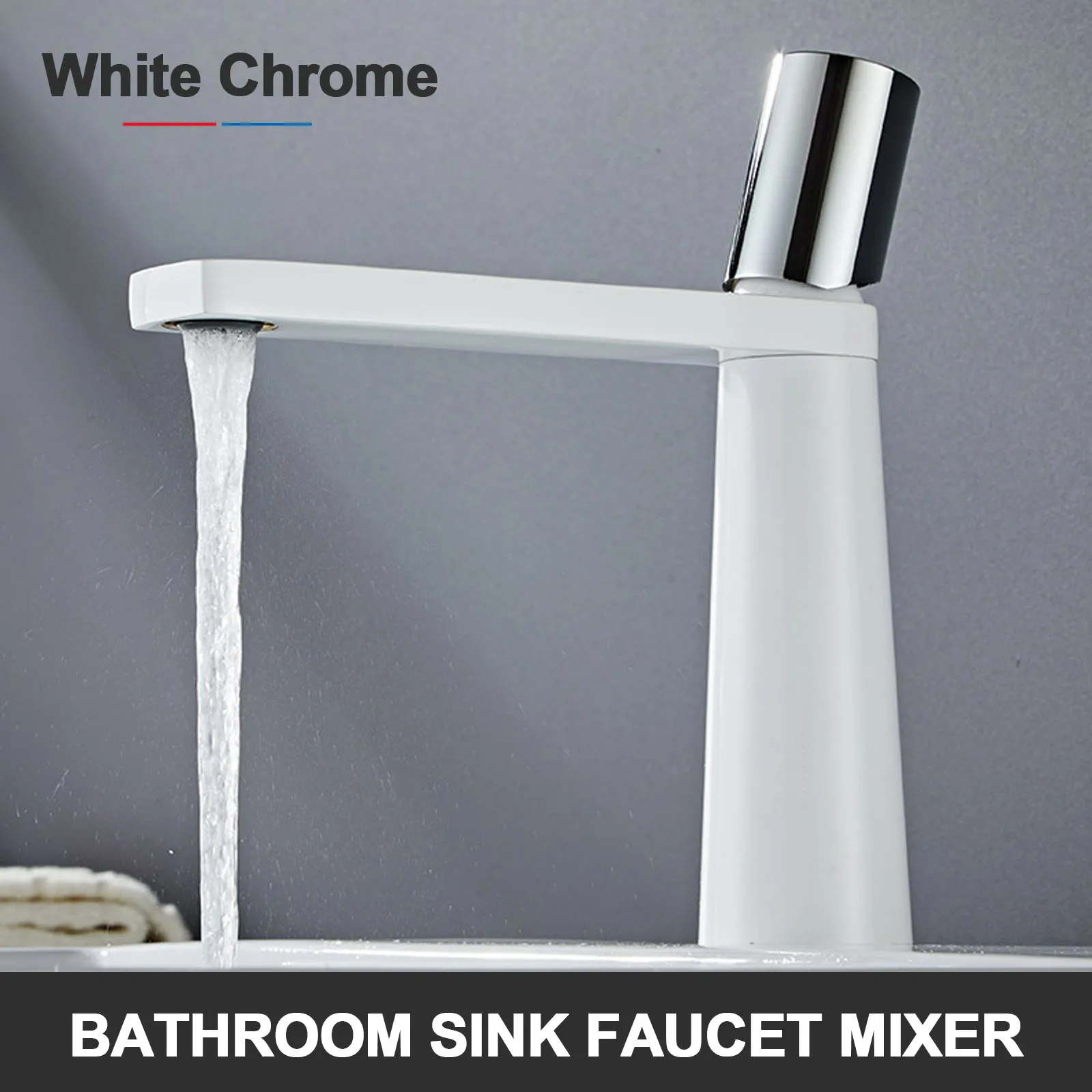 Bathroom Sink Faucet- Single Hole- Tall Vanity Basin Mixer Tap- Many Colors - Image 21
