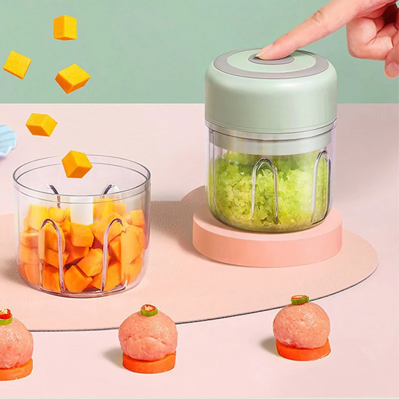 Electric Mini USB Rechargeable Grinder- Meat, Garlic, Baby Food Grinder/ Chopper - Image 2