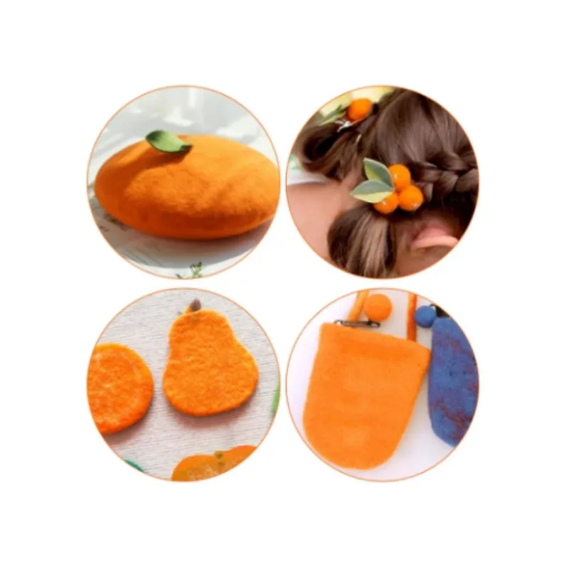 Yellow Series- Wool Felting-Soft Wool Roving- Needle Felting- Wet Felting- Spinning - Image 4