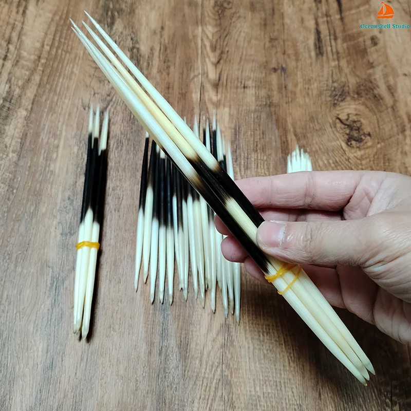 1 LOT African Porcupine Quills- Crafts Accessories- Natural Bone - Image 3