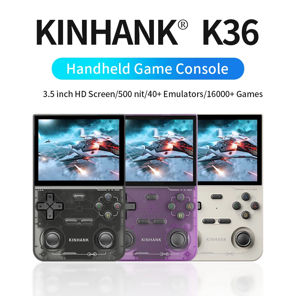 Open Source, K36 Retro, Handheld Video Game Console- 16,000 Game Emulator- 3.5 Inch IPS Screen - Image 2