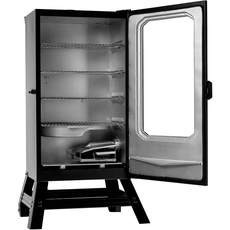 Masterbuilt® 30-inch Digital Electric Vertical BBQ Smoker- Leg Kit- Side Wood Chip Loader- 710 Square Inches of Cooking Space - Image 2