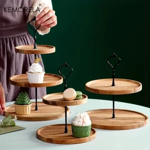 1-PCS Double-Layer/Three-Layer Trays- Dessert- Snacks- Candy