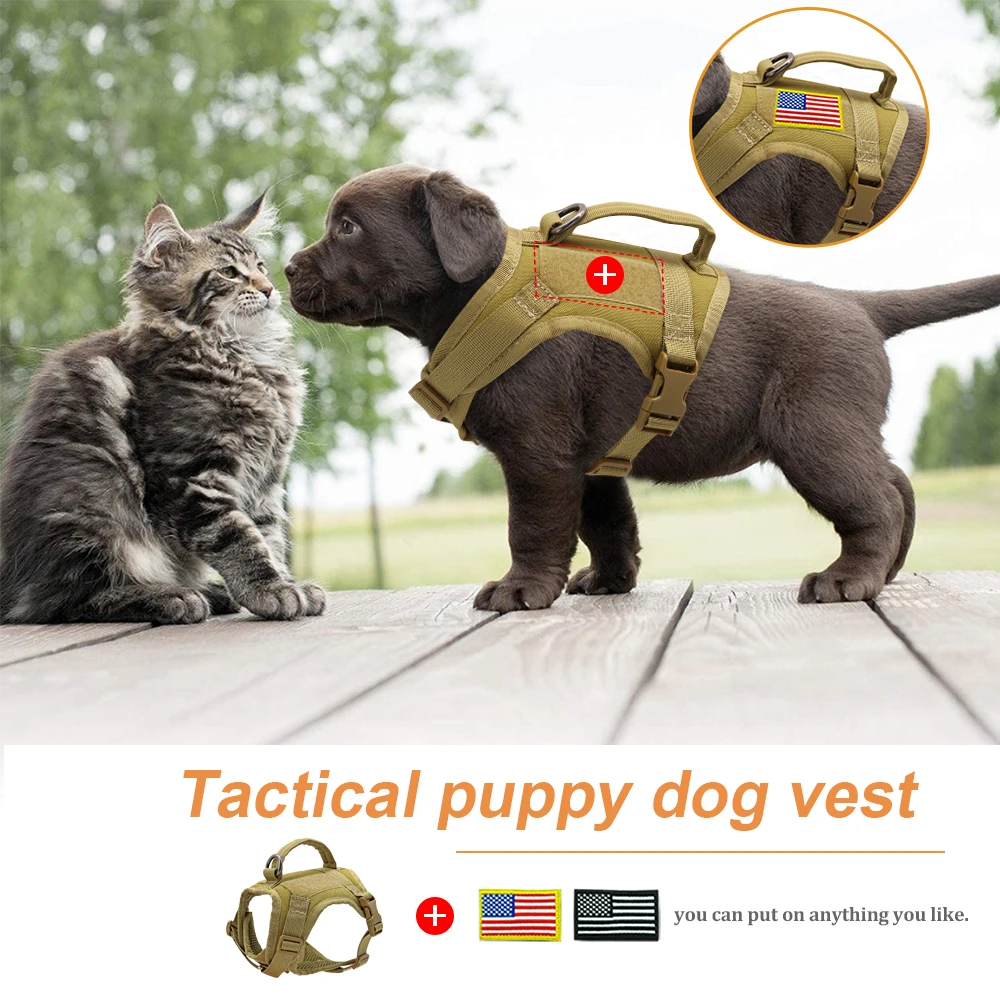 Tactical Training Harness with Handle for Cats, Puppies, or Small Dogs - Image 5