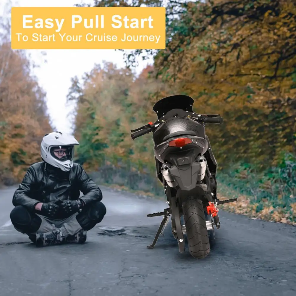 49cc 4-Stroke Pocket Rocket Motorcycle- Mini Motorcycle- Gas- Front/ Rear Disc Brakes - Image 2